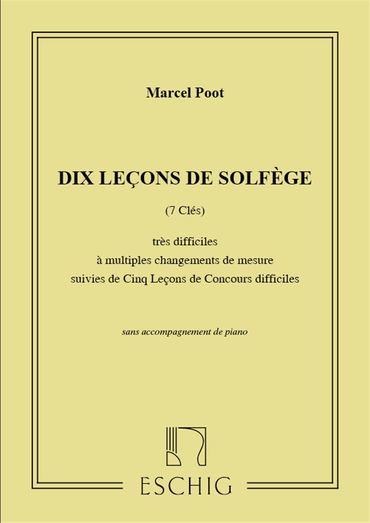 10 Lecons Solfege Sans Piano (7 Cles )